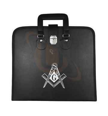 NEW Masonic Regalia Apron Case with Printed Square Compass & G - kitchcutlery
 - 1